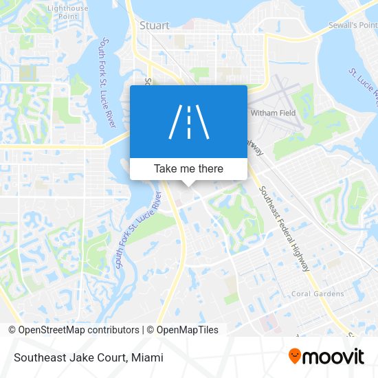 Southeast Jake Court map