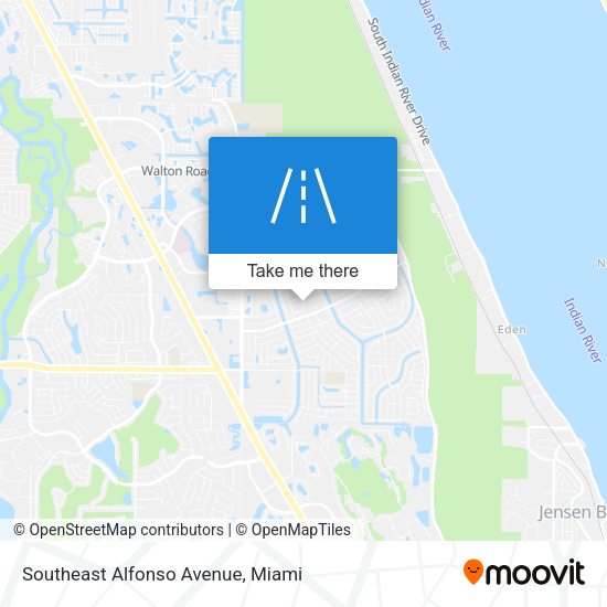 Southeast Alfonso Avenue map