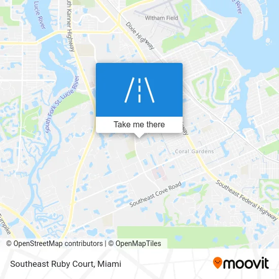 Southeast Ruby Court map