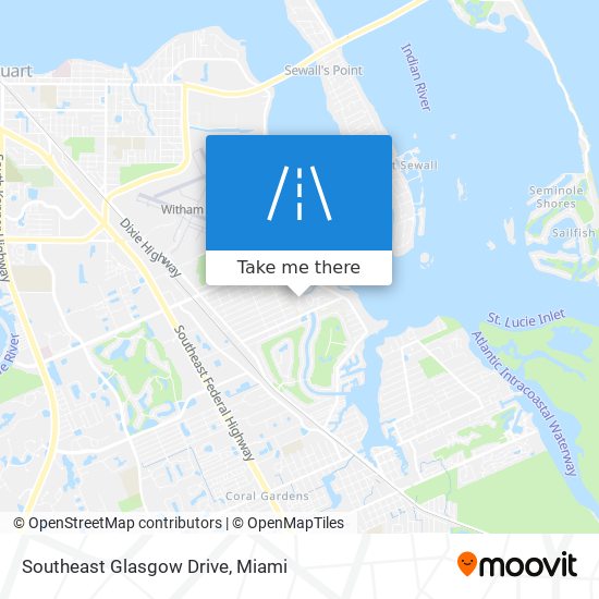 Southeast Glasgow Drive map