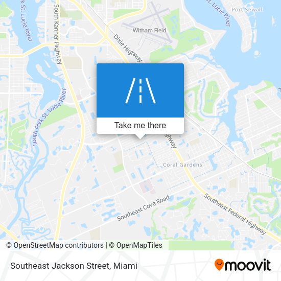 Southeast Jackson Street map