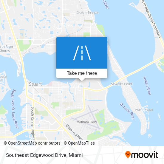 Mapa de Southeast Edgewood Drive
