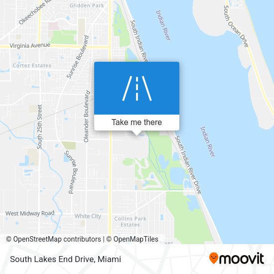 South Lakes End Drive map