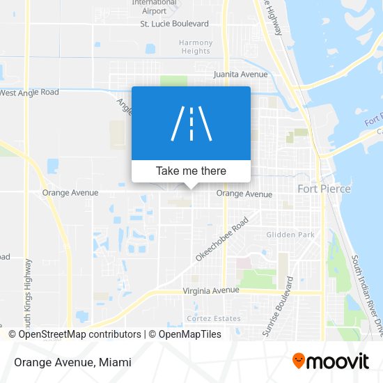 Mapa de Orange Avenue