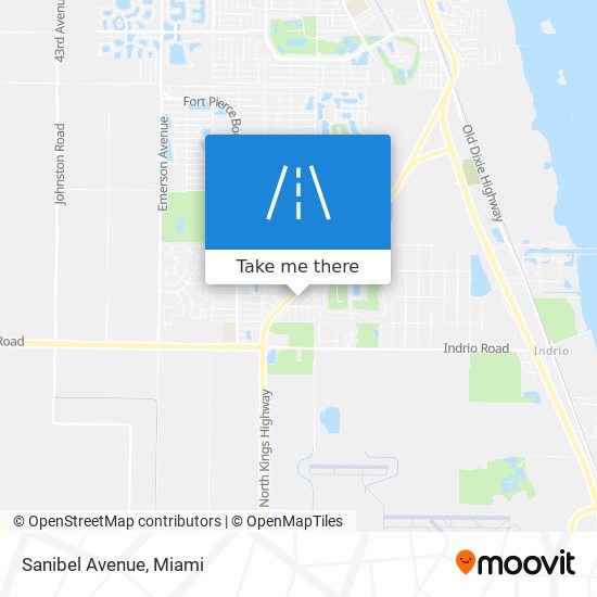 Sanibel Avenue map