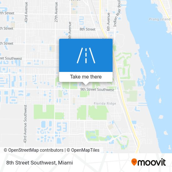 8th Street Southwest map