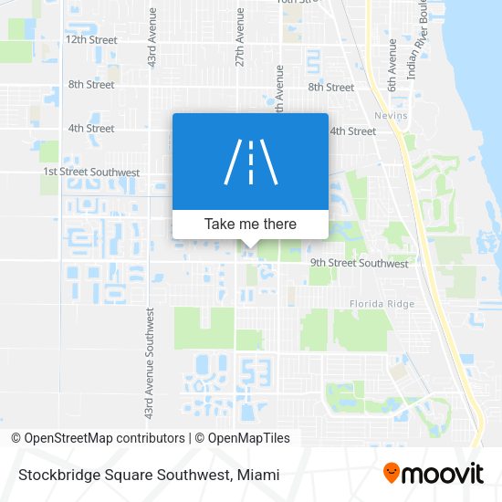 Mapa de Stockbridge Square Southwest