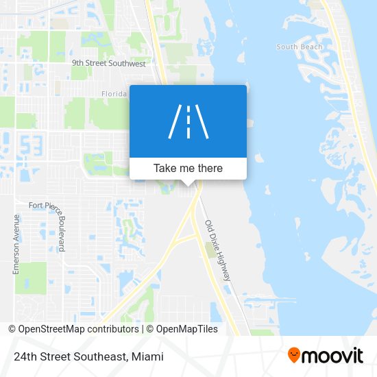 24th Street Southeast map