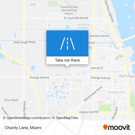 Mapa de Charity Lane