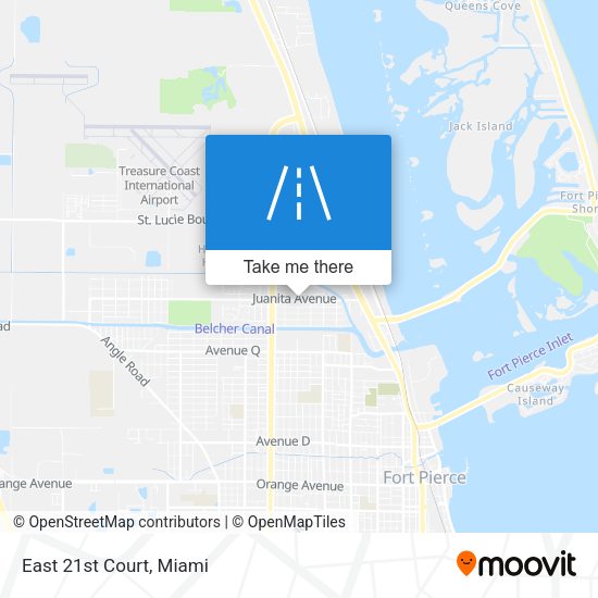 Mapa de East 21st Court