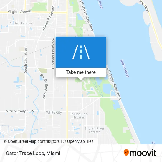 Gator Trace Loop map