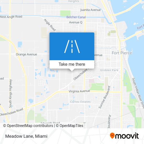 Mapa de Meadow Lane