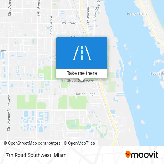 7th Road Southwest map