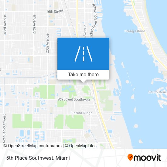 Mapa de 5th Place Southwest