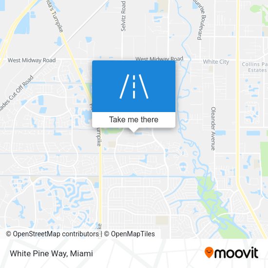 Mapa de White Pine Way