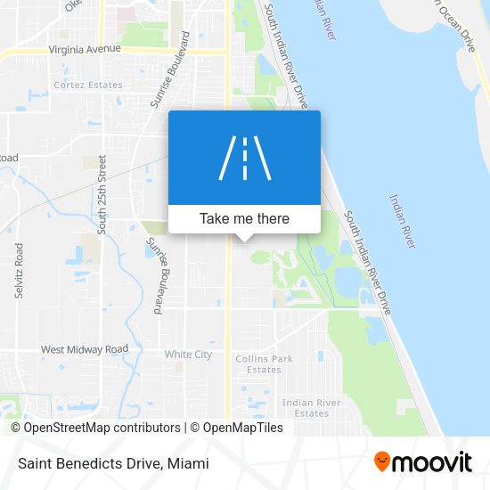 Saint Benedicts Drive map