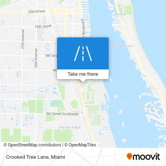 Mapa de Crooked Tree Lane
