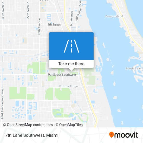 Mapa de 7th Lane Southwest