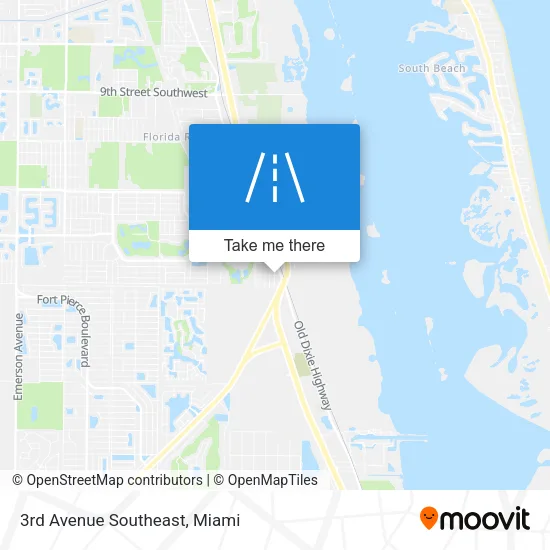 3rd Avenue Southeast map