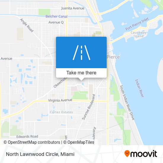 Mapa de North Lawnwood Circle