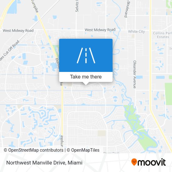 Northwest Manville Drive map