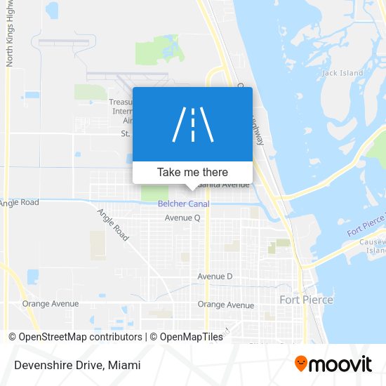Mapa de Devenshire Drive