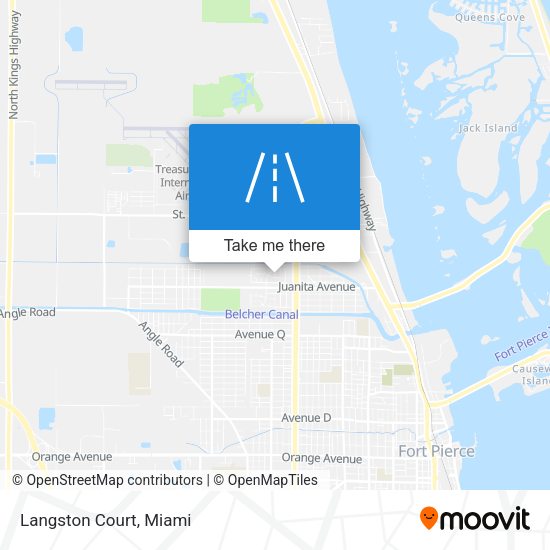 Mapa de Langston Court