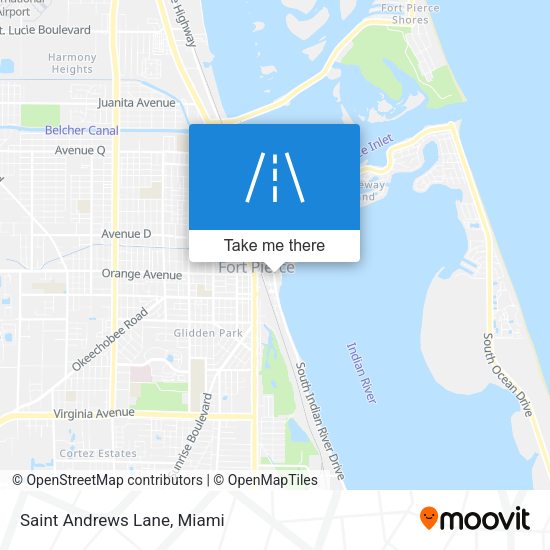 Mapa de Saint Andrews Lane