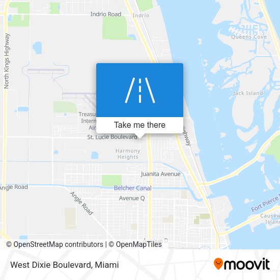 Mapa de West Dixie Boulevard