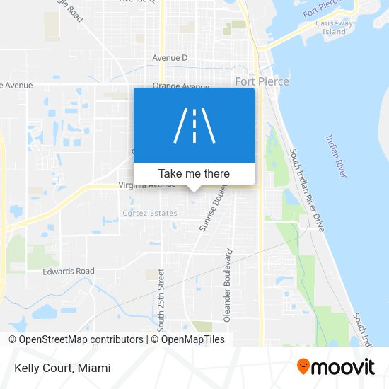 Mapa de Kelly Court