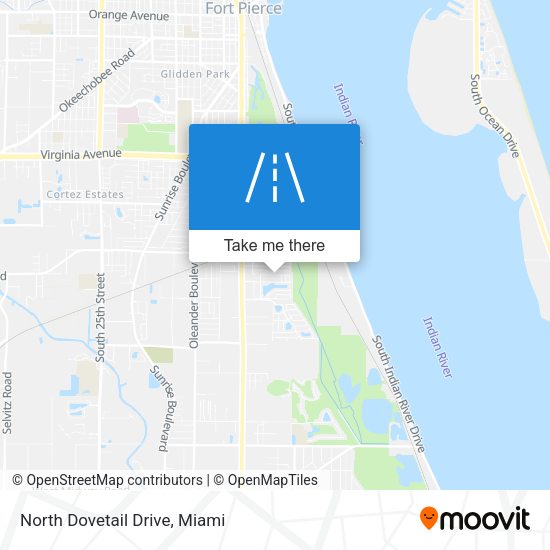 Mapa de North Dovetail Drive