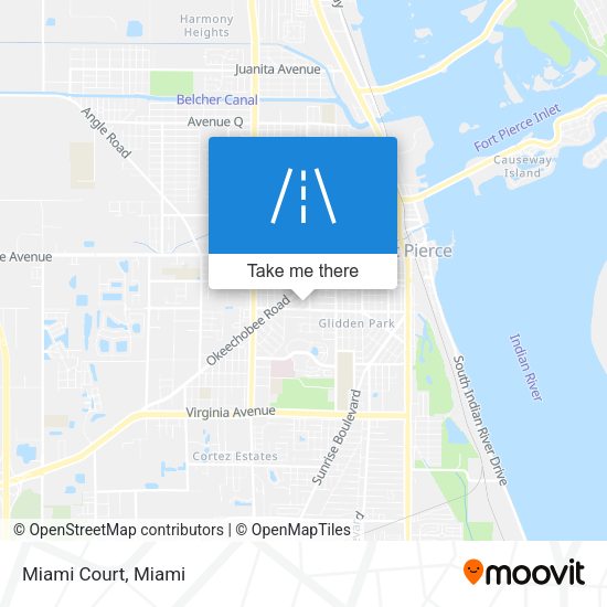 Miami Court map