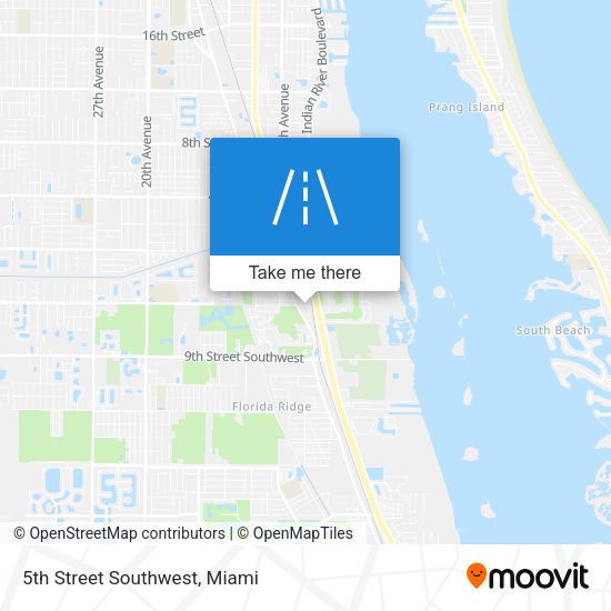 Mapa de 5th Street Southwest