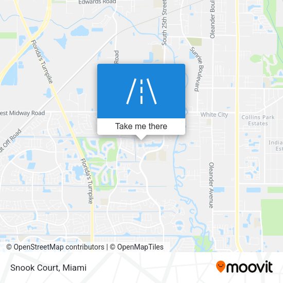 Mapa de Snook Court