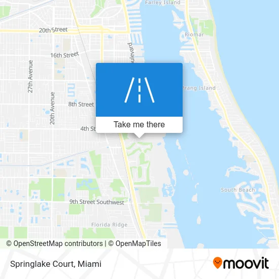 Springlake Court map