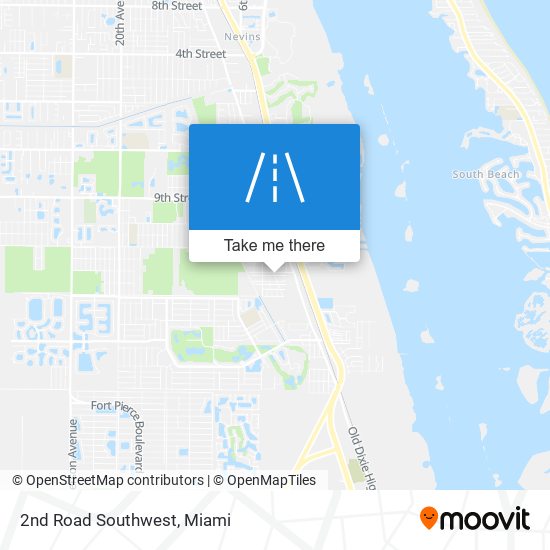 2nd Road Southwest map