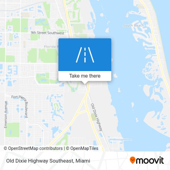 Old Dixie Highway Southeast map