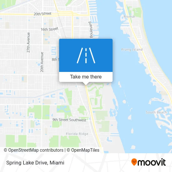 Spring Lake Drive map