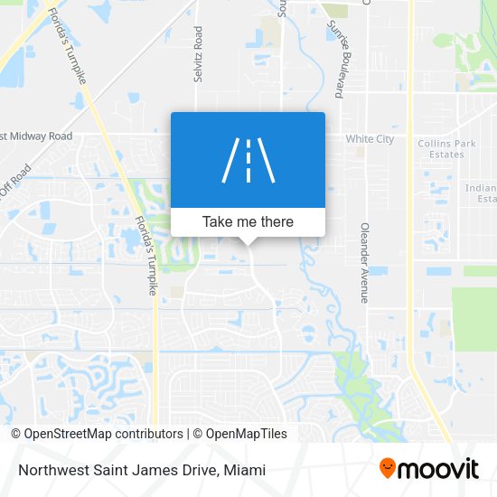 Northwest Saint James Drive map