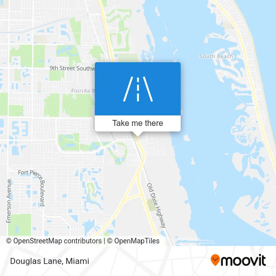 Douglas Lane map