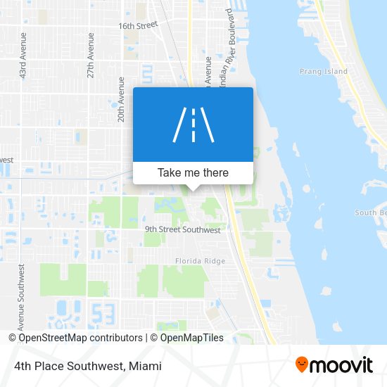 Mapa de 4th Place Southwest