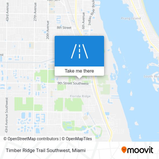 Mapa de Timber Ridge Trail Southwest