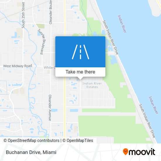 Mapa de Buchanan Drive