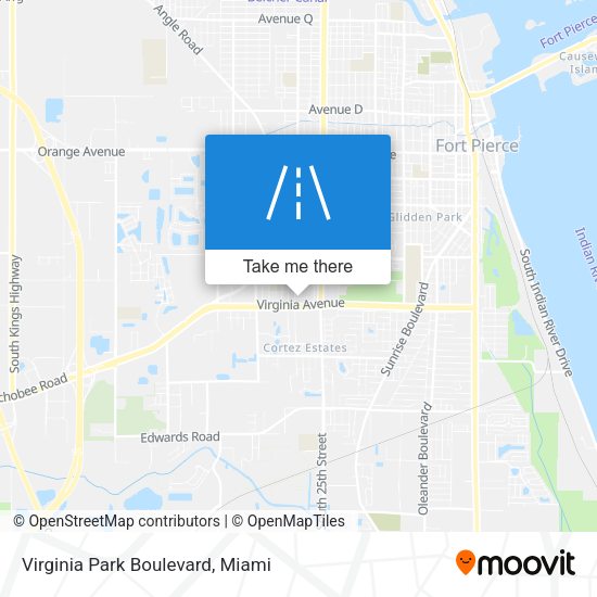 Virginia Park Boulevard map
