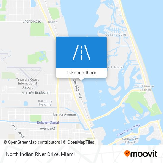 Mapa de North Indian River Drive