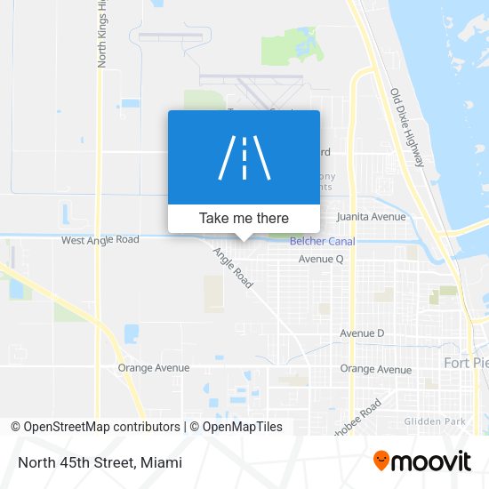 Mapa de North 45th Street