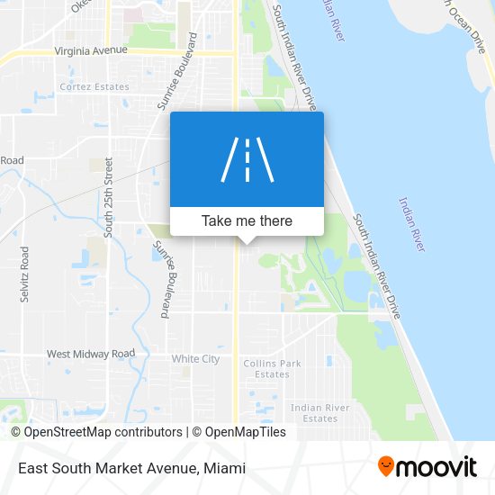 Mapa de East South Market Avenue