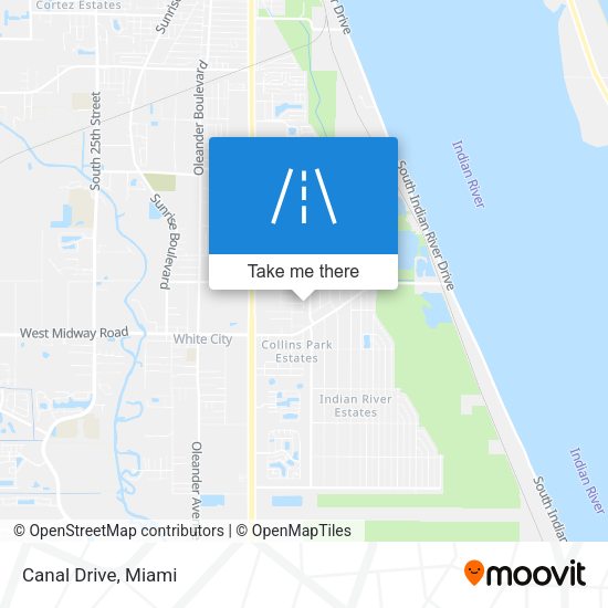 Mapa de Canal Drive