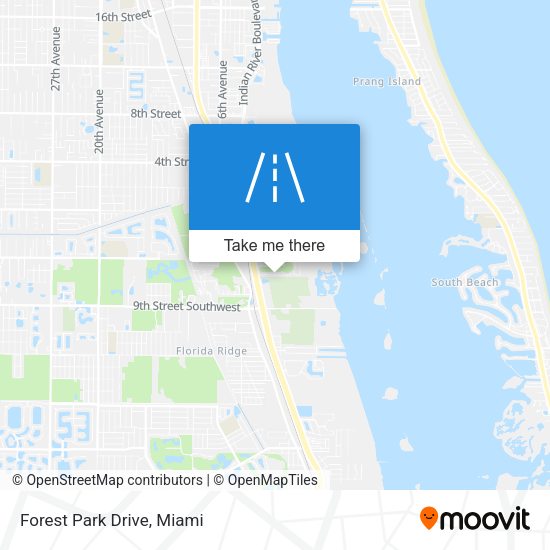 Mapa de Forest Park Drive