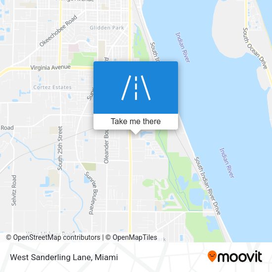 Mapa de West Sanderling Lane